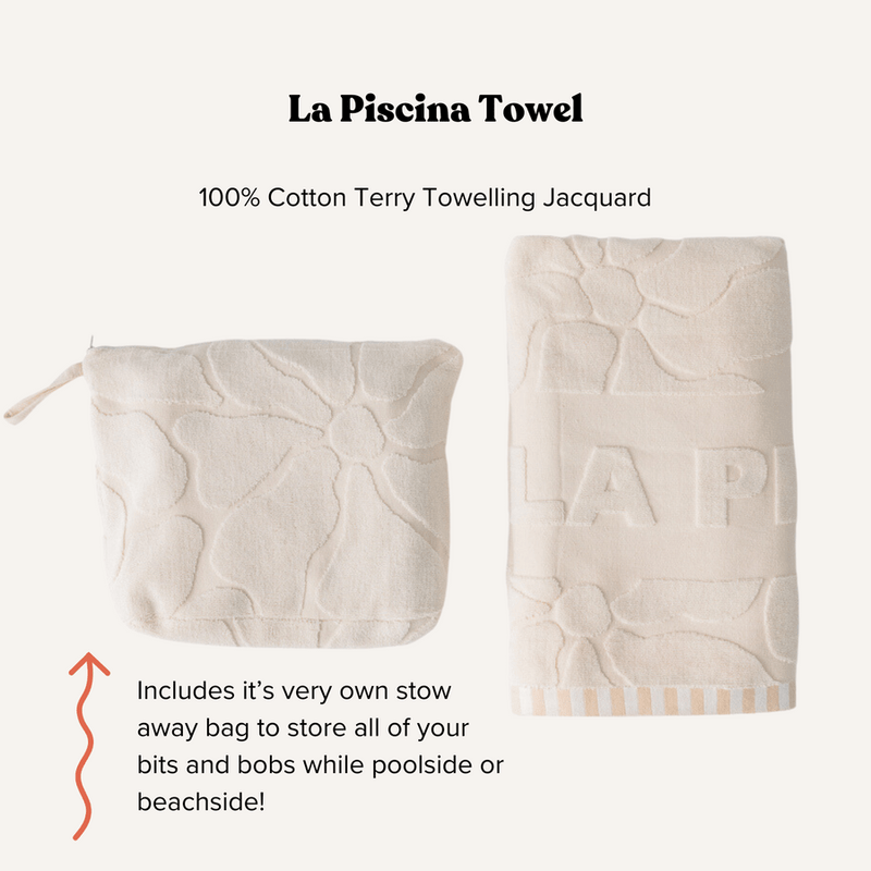 La Piscina Towel - Pistachio