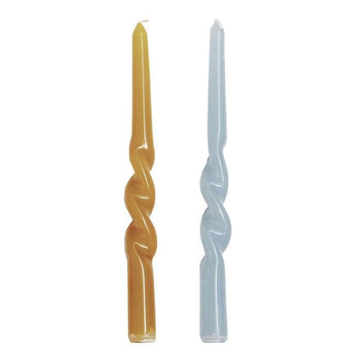 Twisted Dinner Candle Set of 2