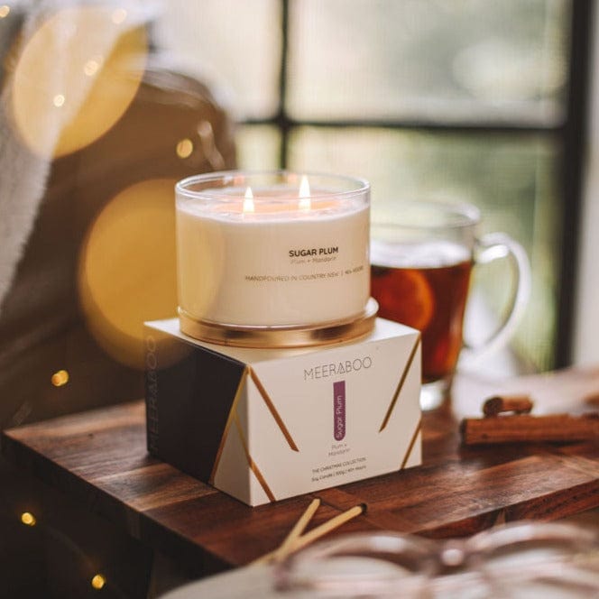 Sugar Plum Gold Lid Soy Candle