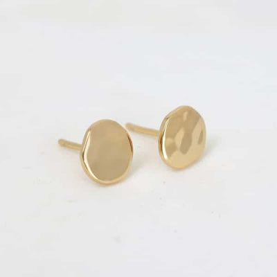 love lunamei hata earrings gold