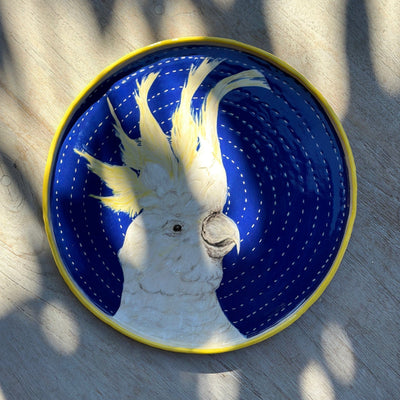 Cyril the Cockatoo - Round Platter