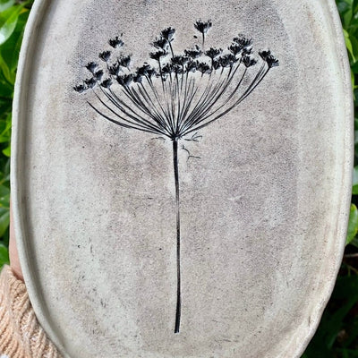 Bishop's Weed Oval Plate