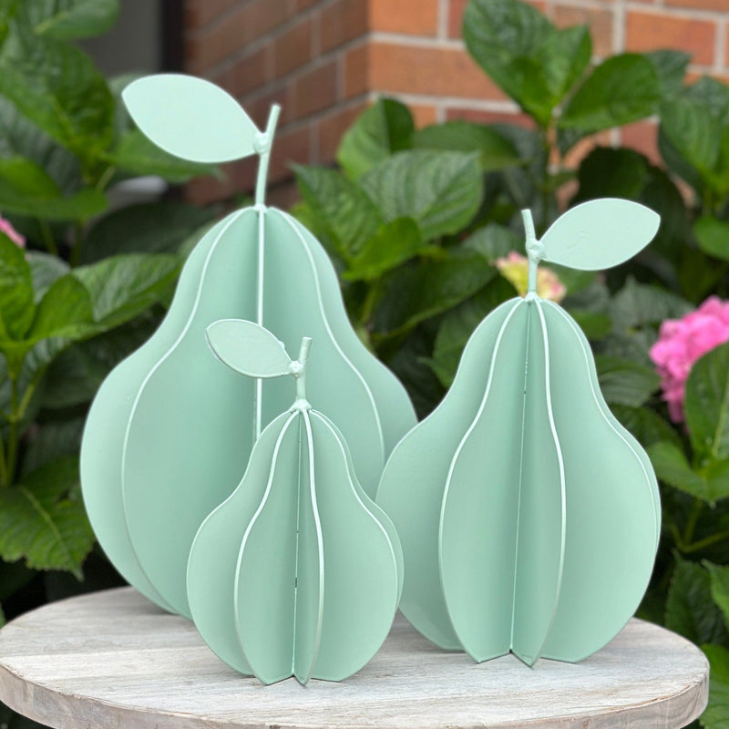 Powder Coated Pear - Aqua