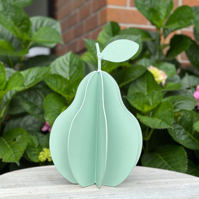 Powder Coated Pear - Aqua