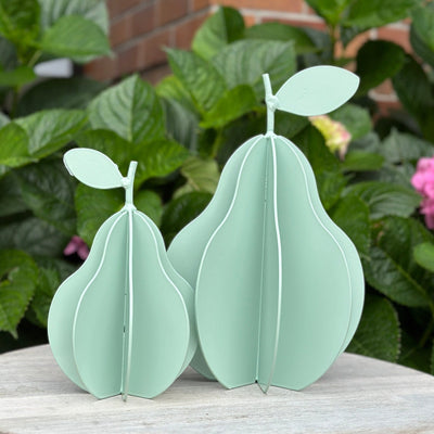 Powder Coated Pear - Aqua