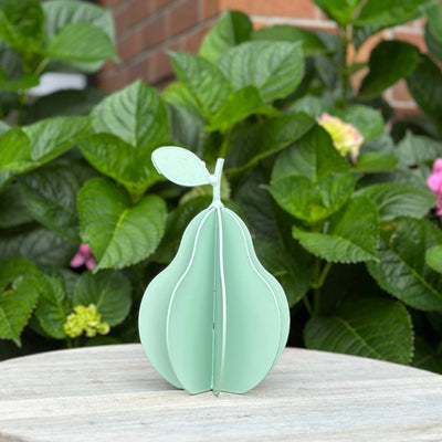 Powder Coated Pear - Aqua