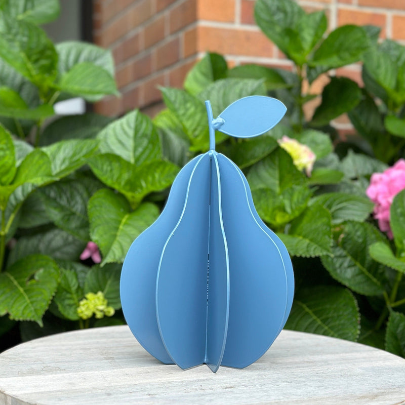 Powder Coated Pear - Blue