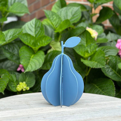 Powder Coated Pear - Blue