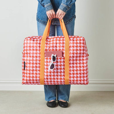 project ten houndstooth overnight bag