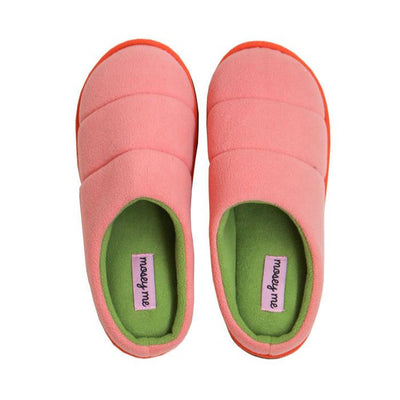 peach coloured slippers