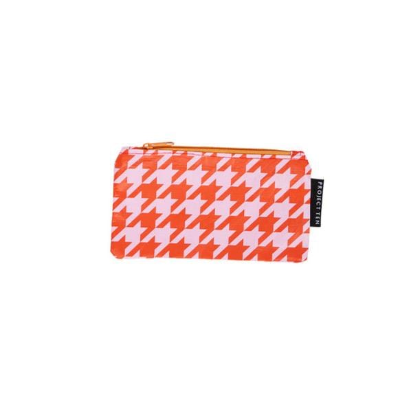 Project ten houndstooth tiny pouch