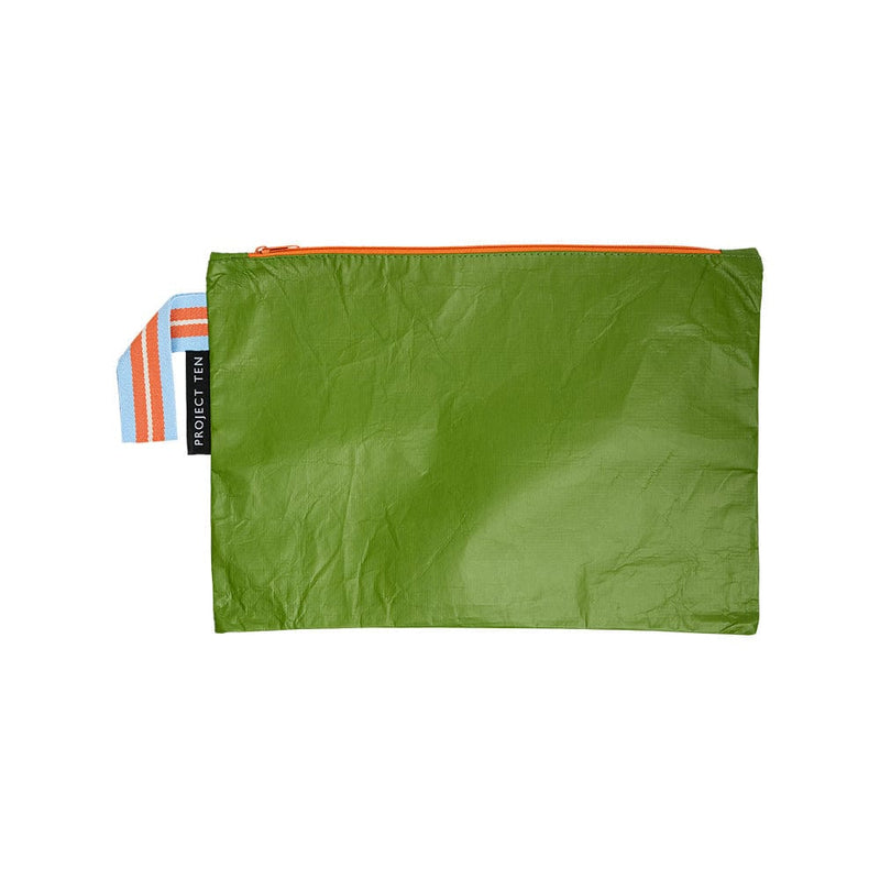 khaki project ten zip pouch