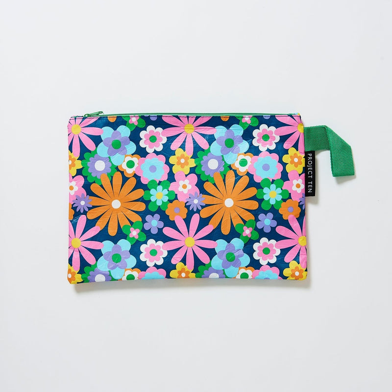 Pop Floral Zip Pouch