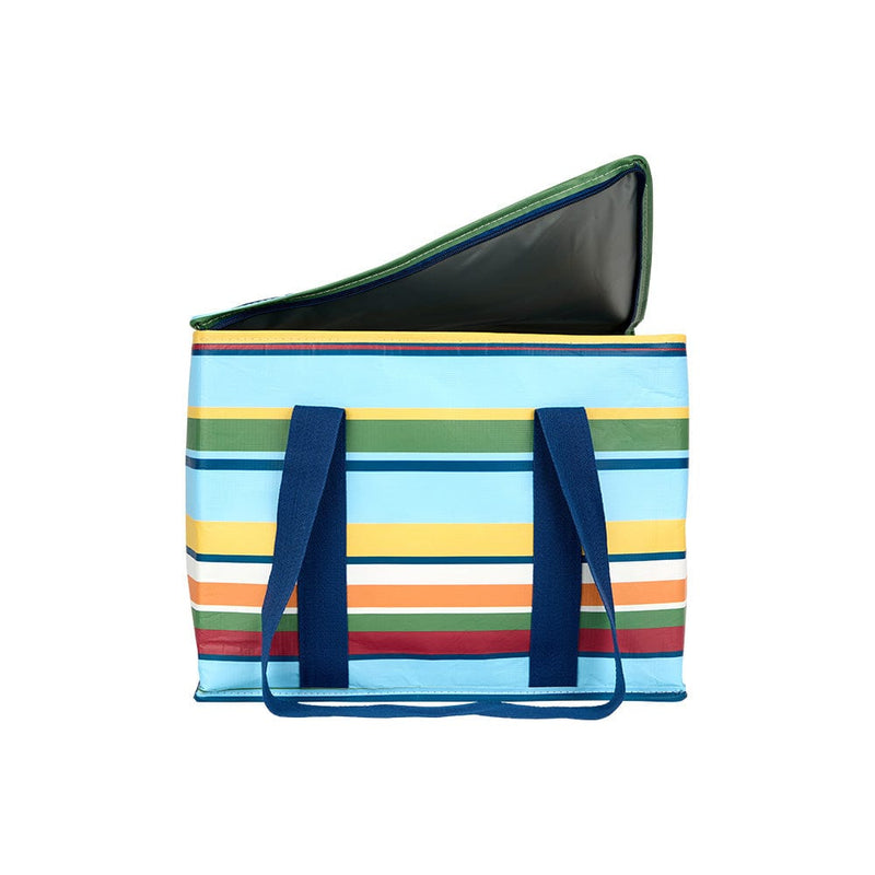 Retro Stripe Picnic Tote