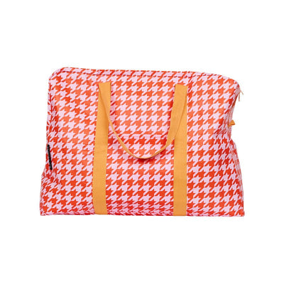 Houndstooth Overnight Bag