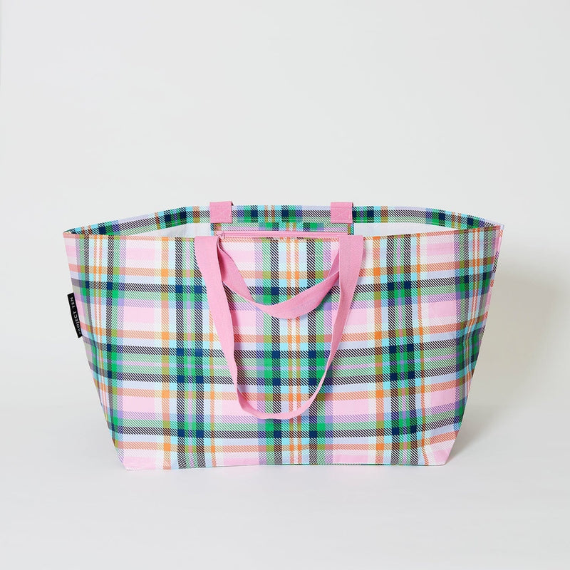 Plaid Oversize Tote