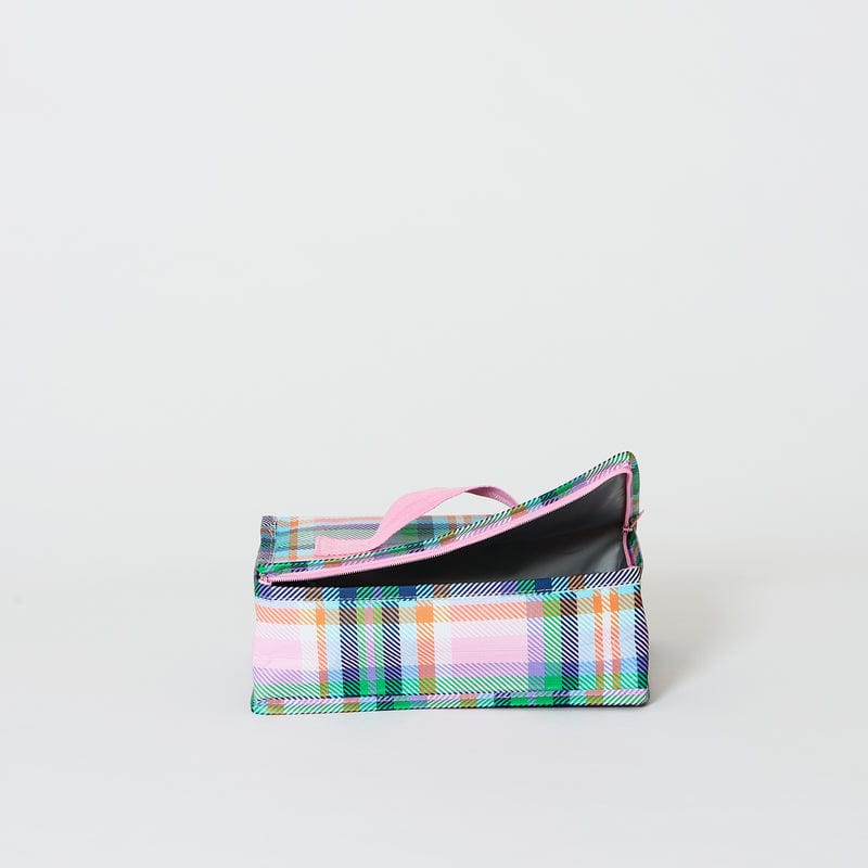 Plaid Takeaway Bag