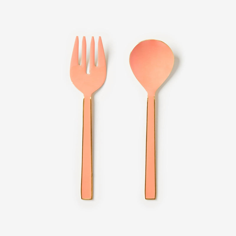 enamel bonnie and neil salad servers