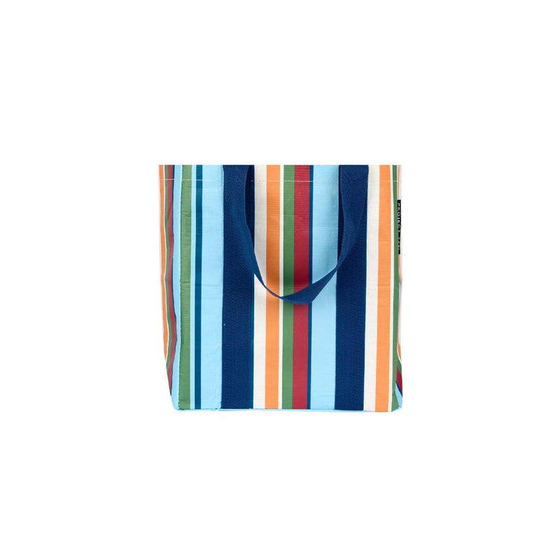 Retro Stripe Shopper