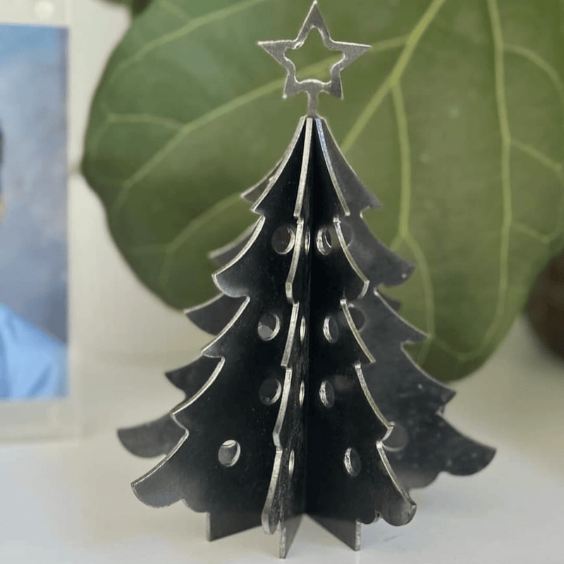 3D Christmas Tree made from steel