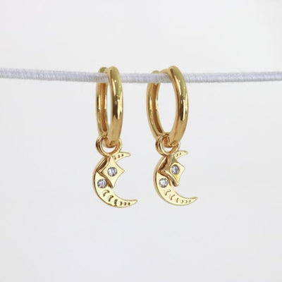 love lunamei sparkle earrings gold