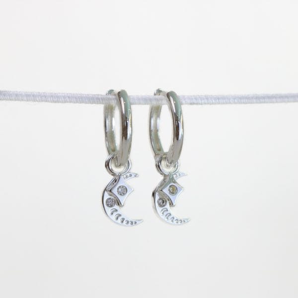 love lunamei sparkle earrings silver