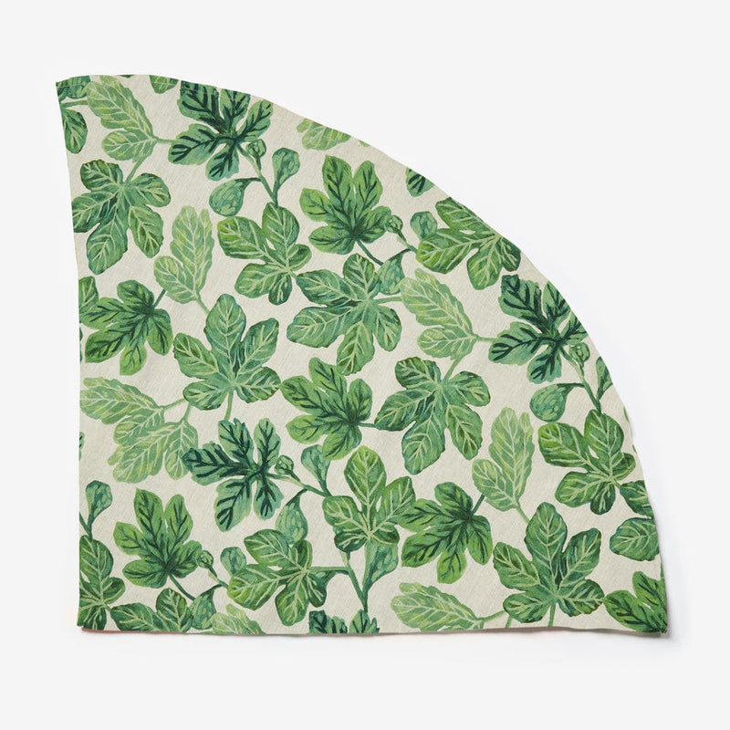 Fig Green Tablecloth - Round