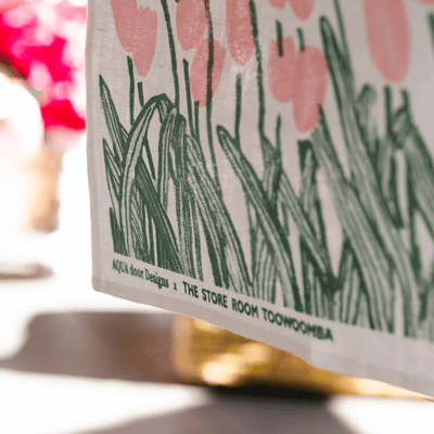 TSR Tulips Tea Towel