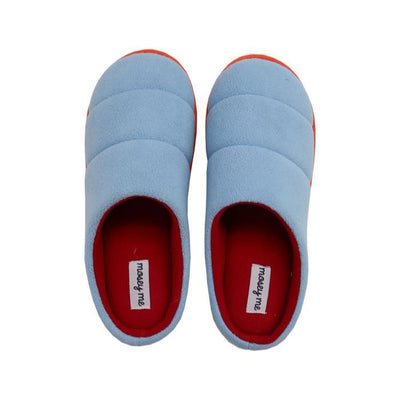 blue slippers 