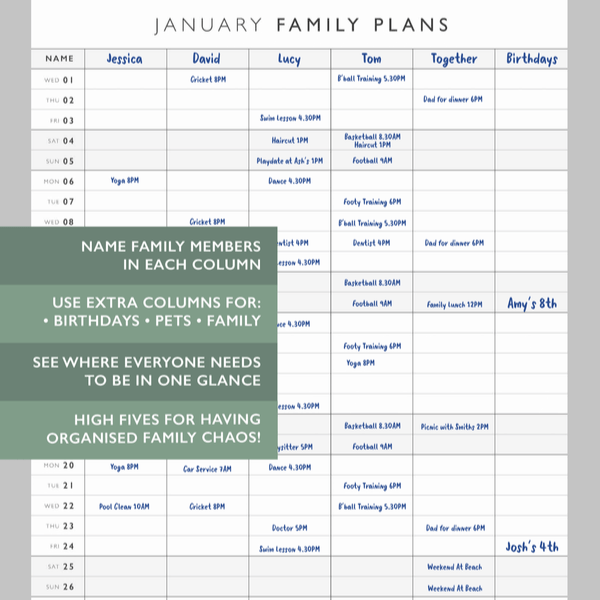 2025 Home Hustle Planner