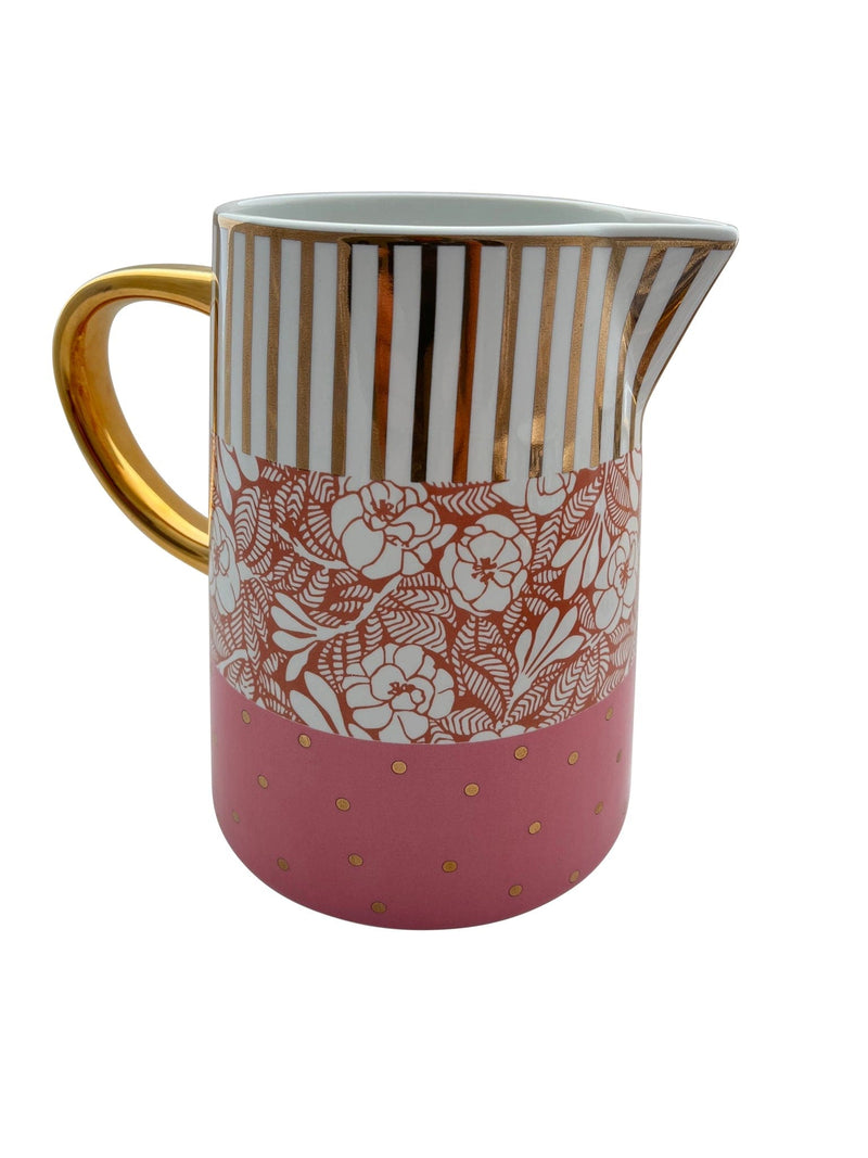 Pink Wild Flower Medium Jug