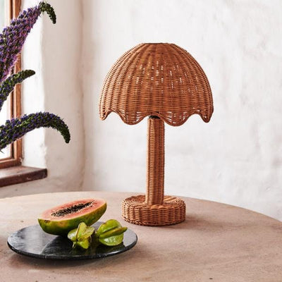 Kip & Co Rattan lamp