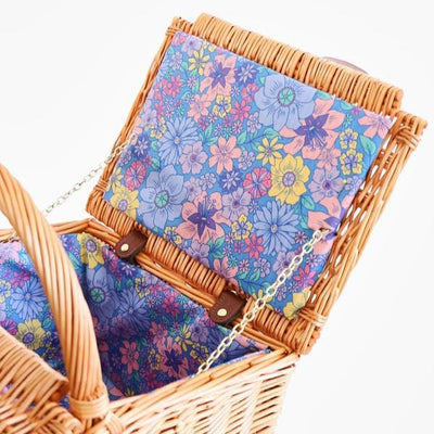 Bunch of Fun Rattan Picnic Basket