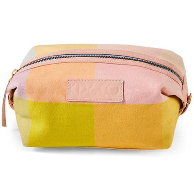 kip & co corfu tartan toiletry bag