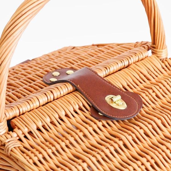 Bunch of Fun Rattan Picnic Basket