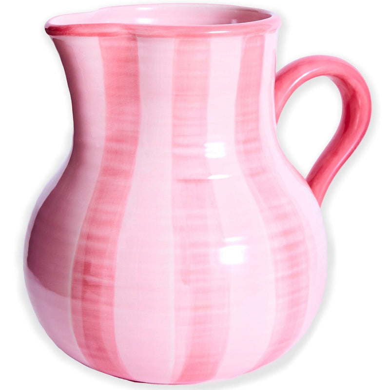 Pink Stripe Water Jug One Size