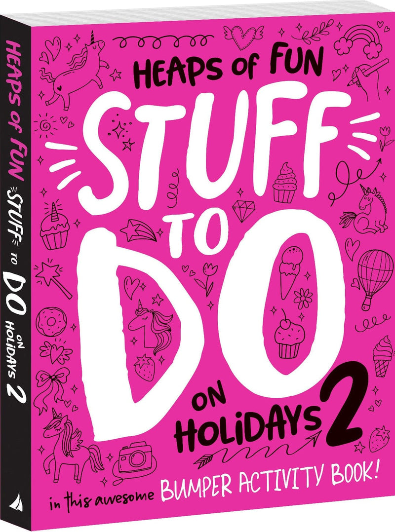 Bumper Activity Book - Heaps of Fun Stuff to Do on Holidays - Pink