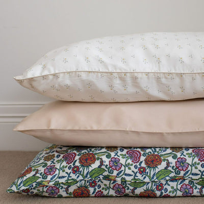 Luxury Silk Pillowcase - Multi Floral