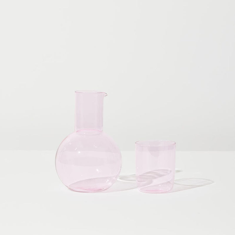 Belly Carafe + Cup Set - Pink