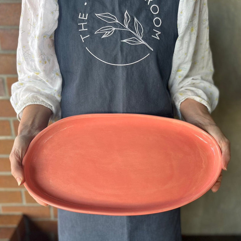 Small Oval Platter - Flamingo