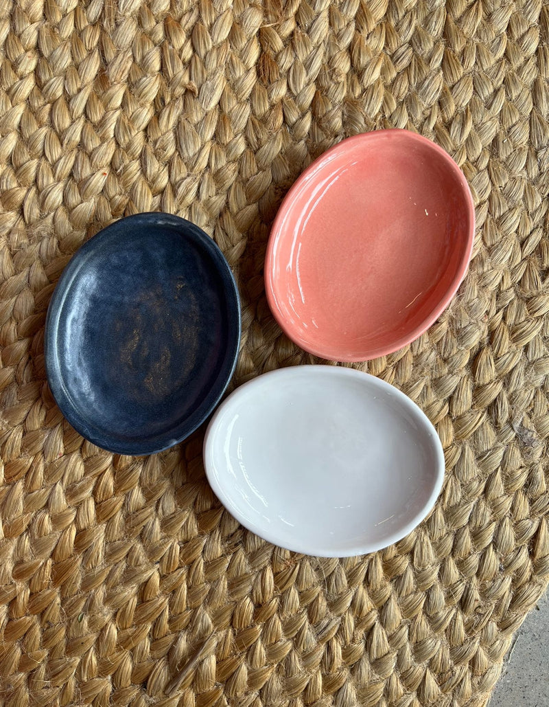 Oval Soap Dish - Gloss White