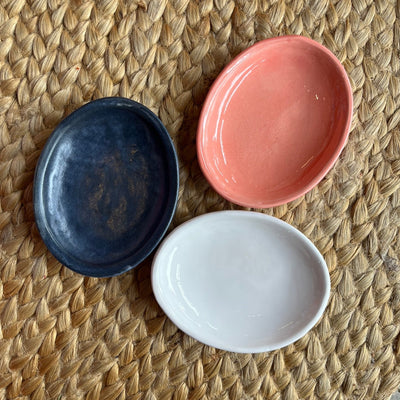 Oval Soap Dish - Flamingo