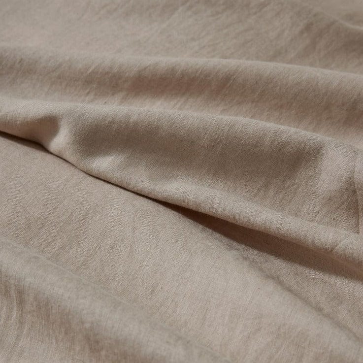 Ravello Linen Flat Sheet - Shell