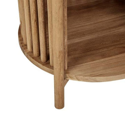 Tully Bedside Table - Natural Teak